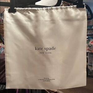 New Kate Spade Cream Dust Bag